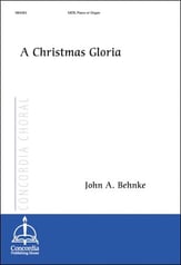 A Christmas Gloria SATB choral sheet music cover